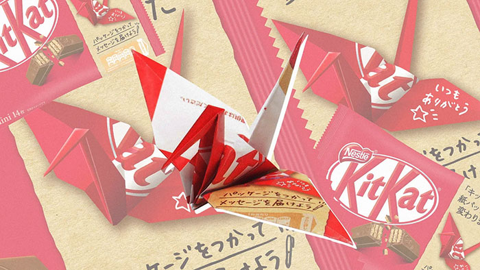 KitKat Japan Is Ditching Plastic Packaging For Paper Which You Can Fold Into Origami