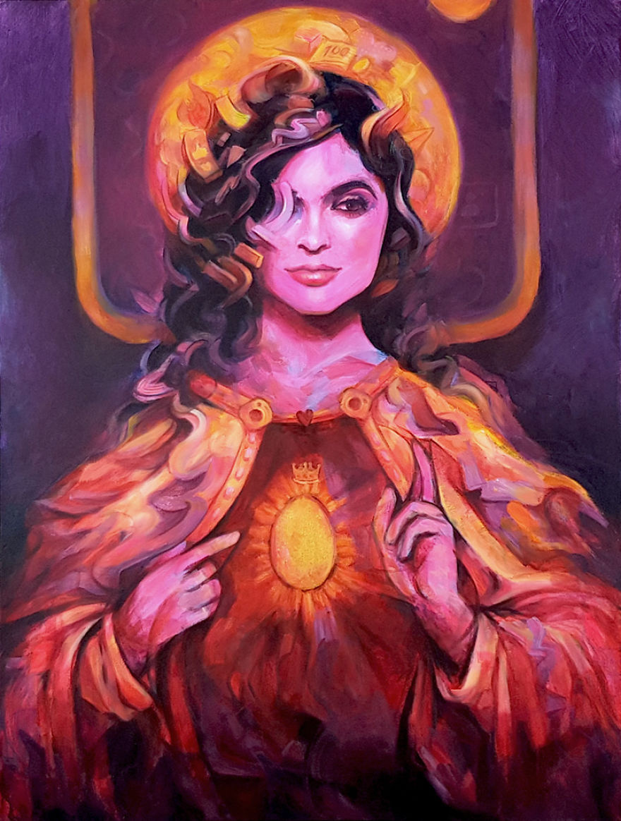 I Turned Pop Artists Into Religious Icons, Do You Recognize Them?