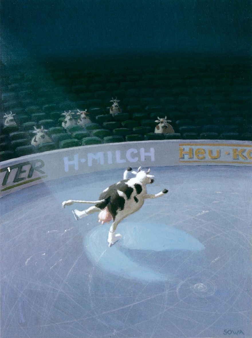 German Artist Puts Humans And Animals In Strange Situations And The Result Is Brilliant German Artist Puts Humans And Animals In Strange Situations And The Result Is Brilliant