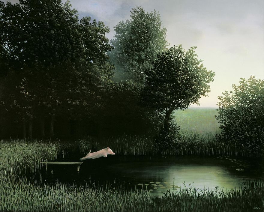 German Artist Puts Humans And Animals In Strange Situations And The Result Is Brilliant German Artist Puts Humans And Animals In Strange Situations And The Result Is Brilliant