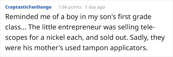 Dad Doesn't Know What A Menstrual Cup Is, Lets Son Take It To School For Show And Tell