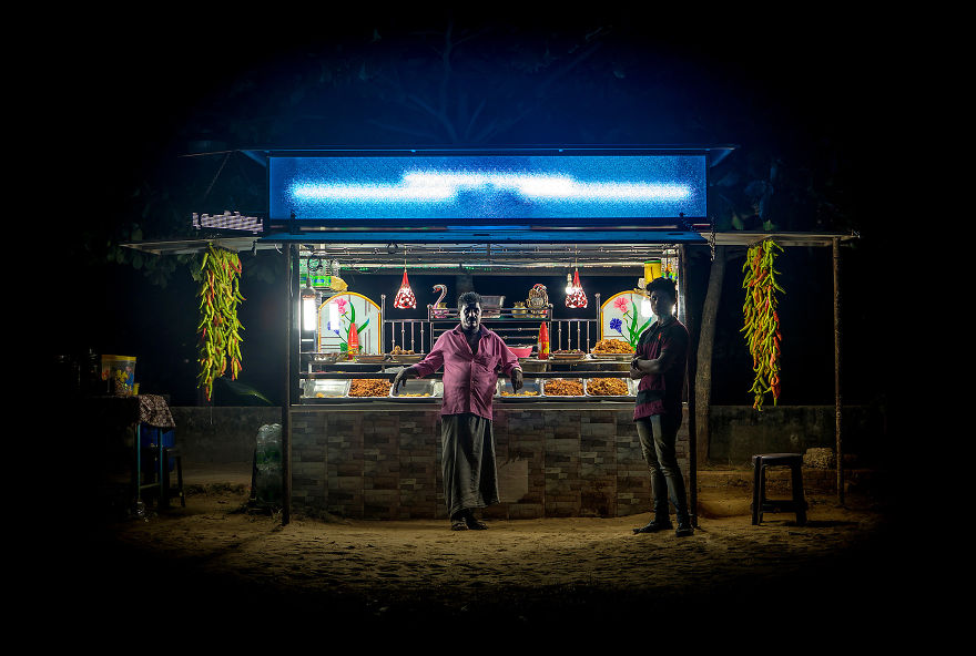 Night Vendors Of Kerala