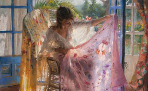 Spanish Artist Converts Intimate Moments Of Gorgeous Women Into Pastel Paintings (70 Pics)