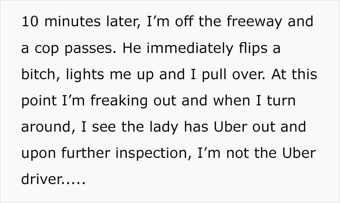 Guy Picks Up The Wrong Lady From The Airport, She Assumes She's Being Kidnapped Mid-Trip And Calls The Cops