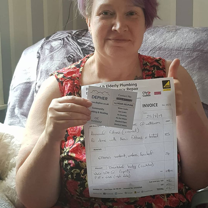 This Plumber's Invoice For Fixing 91-Year-Old Grandma's Boiler Goes Viral