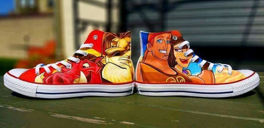 Disney - Hand-Painted Shoes Disney - Hand-Painted Shoes