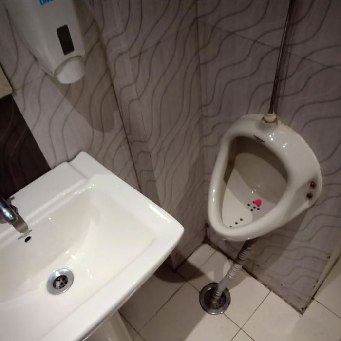 This Urinal In A Restaurant