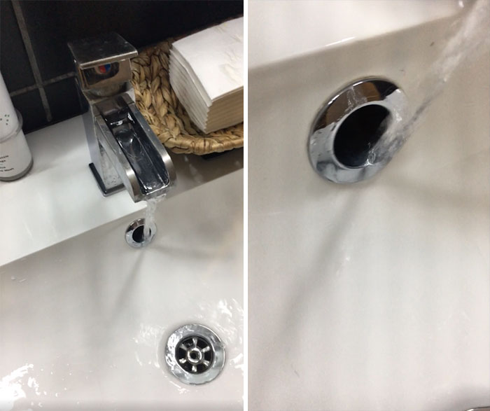Simple Impeccable Water Flow With This Restaurants Bathroom Sink