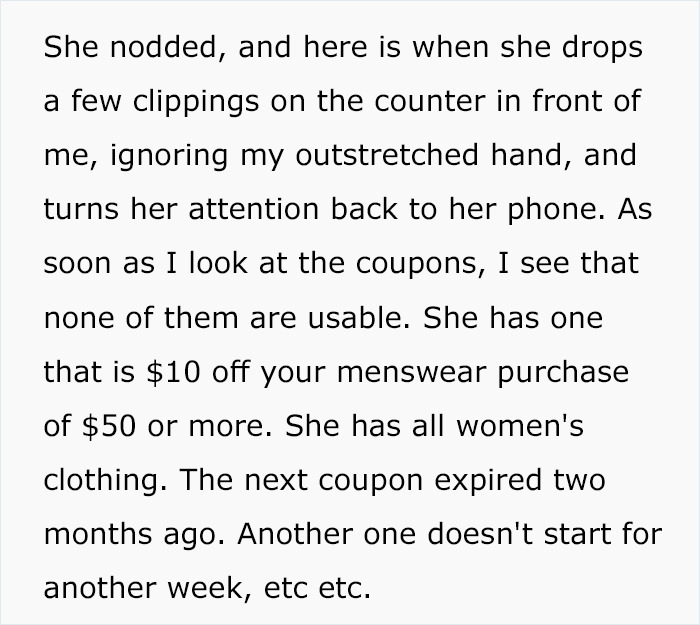 Entitled Customer Is Put In Place By A Cashier That Offered Her A Senior's Discount
