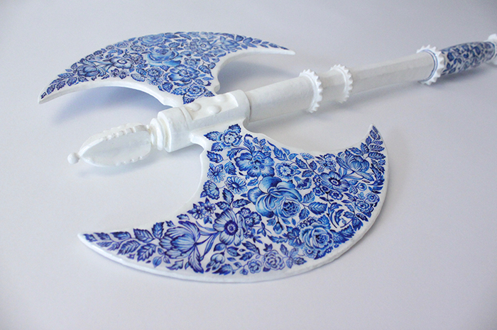 Artist Makes "Porcelain" Weapons To Explore What It Means To Be A Woman