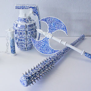 Artist Makes "Porcelain" Weapons To Explore What It Means To Be A Woman