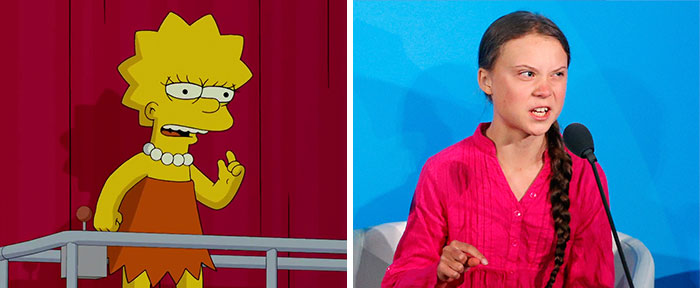 The Simpsons Did It First: People Think The Iconic Show Predicted Greta  Thunberg | Bored Panda