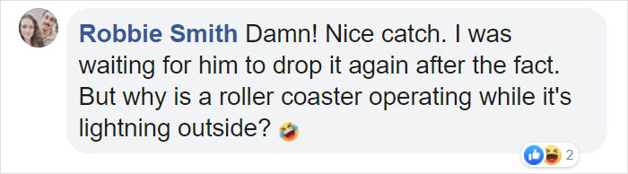 Someone Drops Their iPhone While Going 83 Miles Per Hour On A Roller Coaster And This Guy Catches It