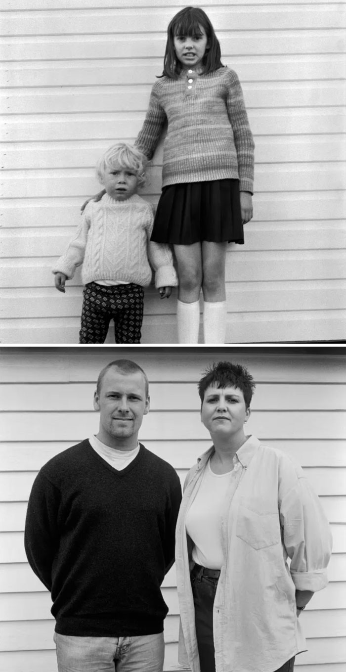 Martin y Debbie Pout, 1974 y 1999