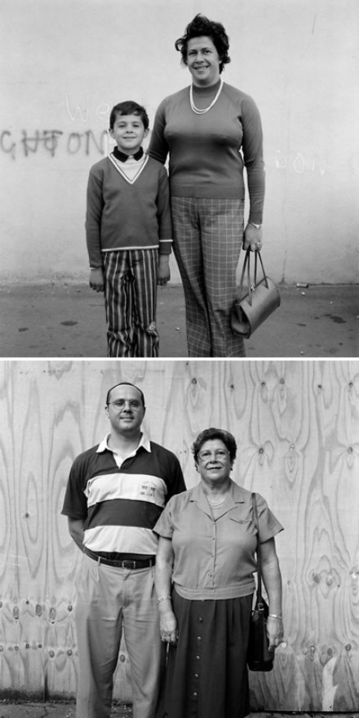 Peter (Left) And Susie Gatesy (Right), 1974 And 2000