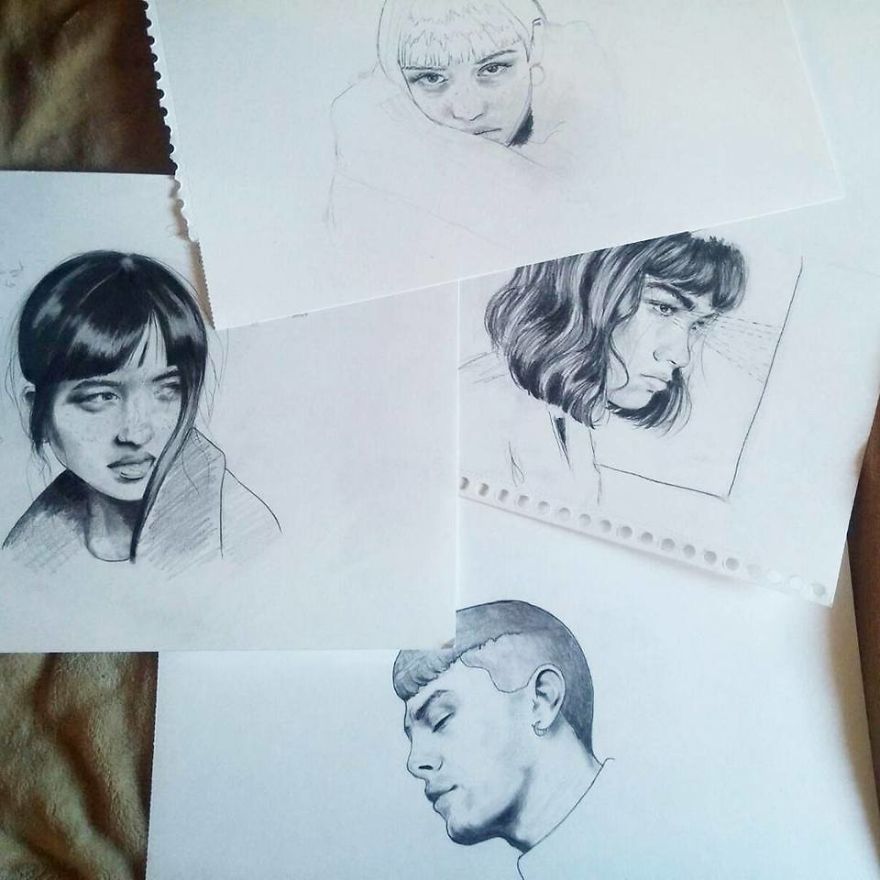While I Was Studying Psychology, I Suffered A Serious Surgery. That Was When I Started Drawing As A Method To Control Anxiety. While I Was Studying Psychology, I Suffered A Serious Surgery. That Was When I Started Drawing As A Method To Control Anxiety.