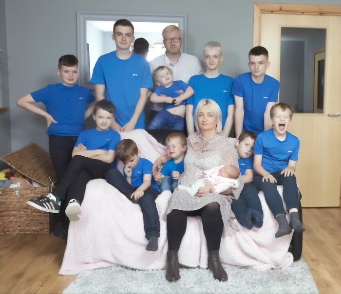This Mother Finally Gives Birth To A Girl After Having 10 Boys In A Row