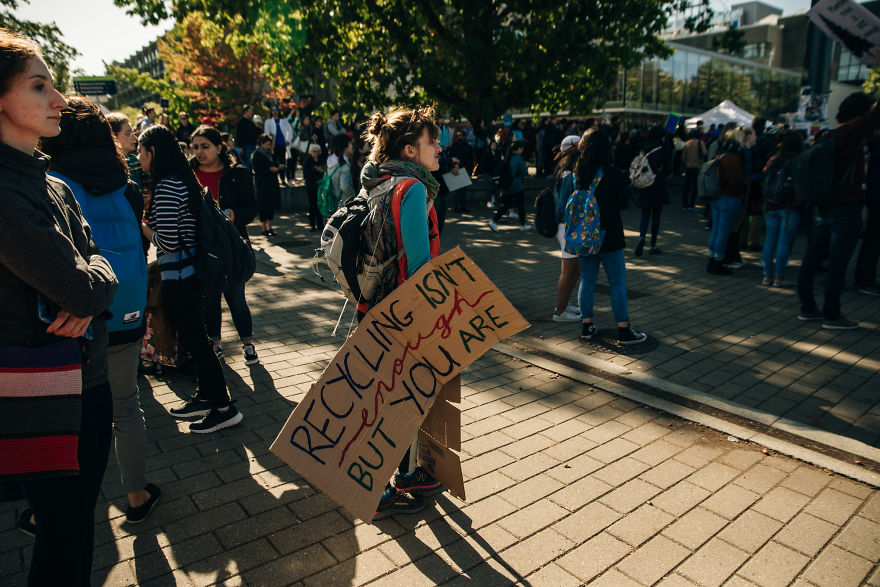 Friday For Future In The University Of British Columbia, Vancouver, Canada