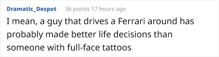 Guy Rants About Tattoos In A Workplace, Gets Shamed For His Own Unprofessional Pic