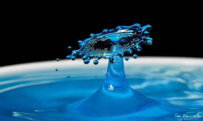 Splashing Blue