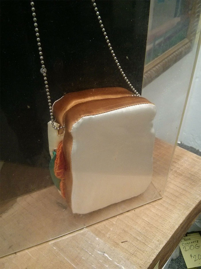 A Sandwich Purse! Priced At $150.00, That's Too Much Bread For Me!