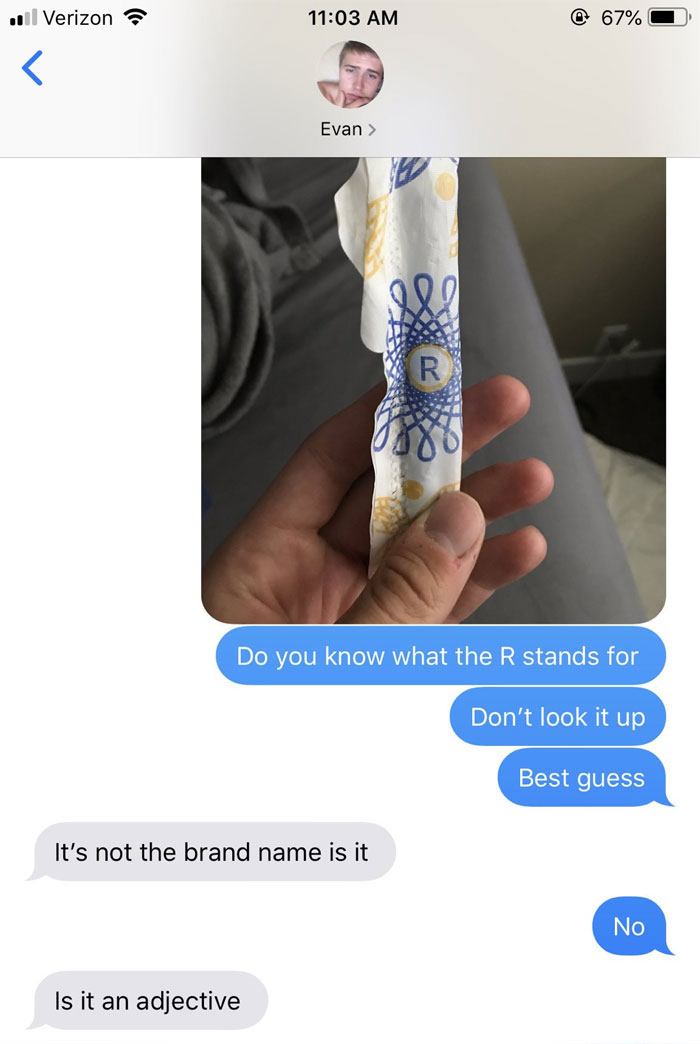 Women Are Asking Their Boyfriends If They Know What The Letters On Tampons Mean, And Their Responses Are Hilarious