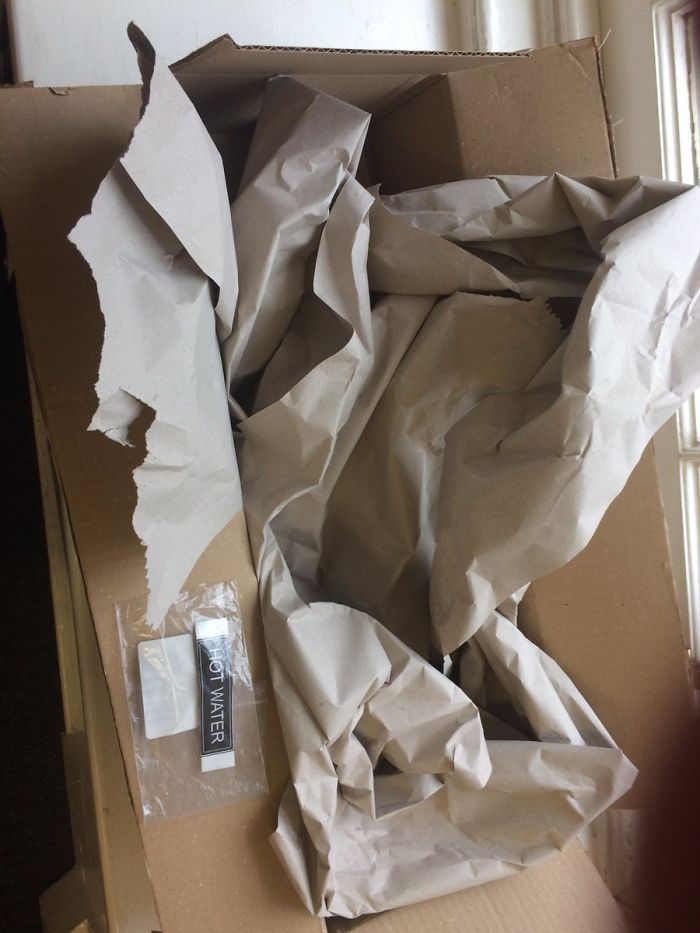 Dear Amazon, Please Explain Why You Need All This Packaging To Send Us Little Label?