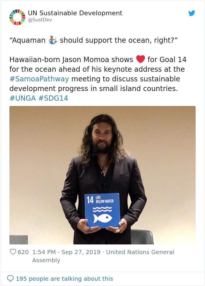 Jason Momoa Shames Humanity And Calls It A Disease At The UN Climate Summit, Now Some Say He Went Too Far