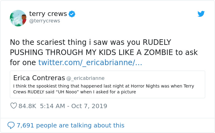 Entitled Fan Complains About Terry Crews Denying A Pic, He Responds And Tells The Real Story