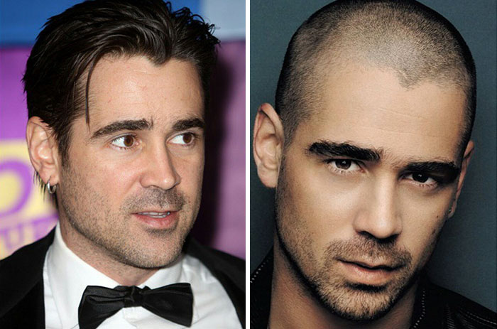 30 Celebs Before And After They Shaved Their Heads | Bored Panda