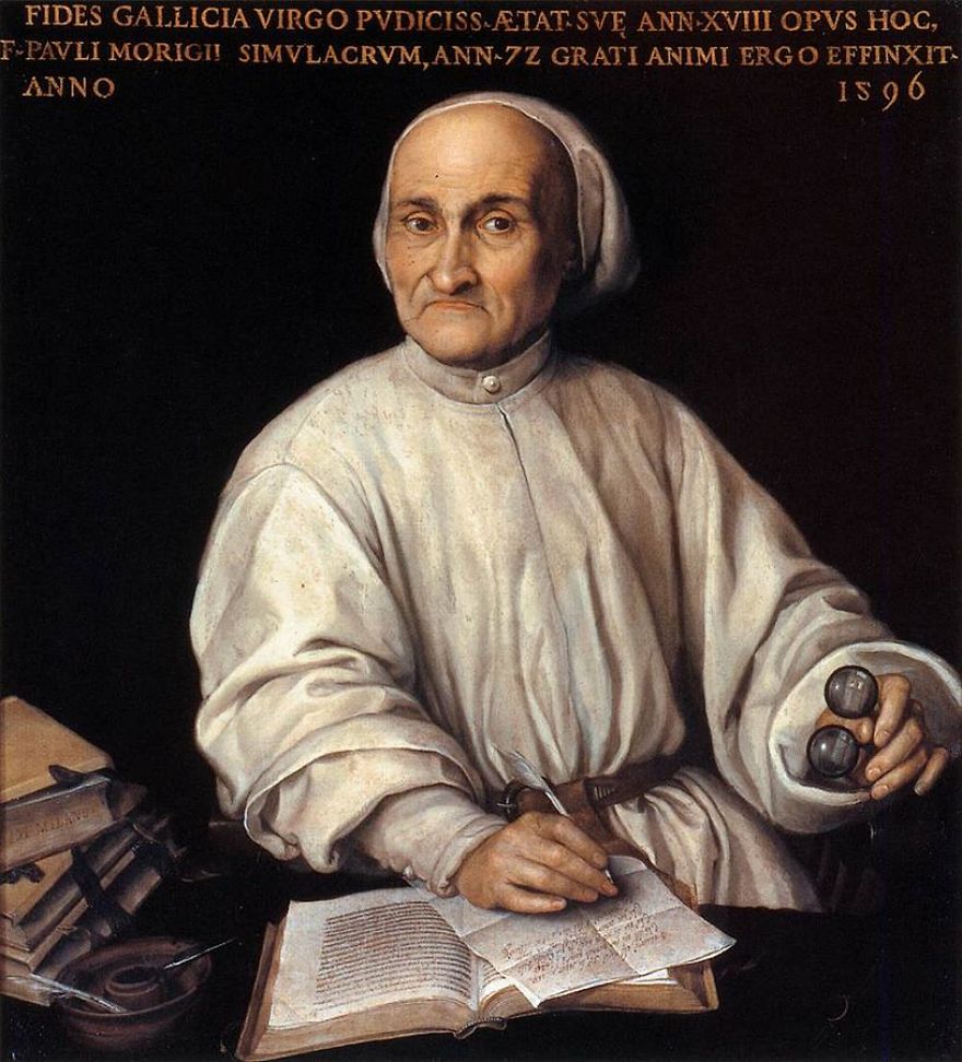Portrait Of Paolo Morigia, Fede Galizia, 1592
