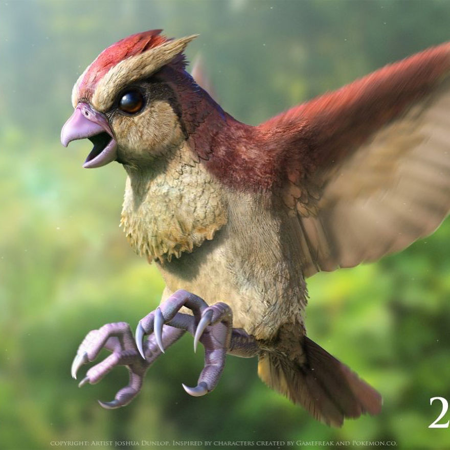 Artist Creates Wonderful Realistic Pokémon Artist Creates Wonderful Realistic Pokémon