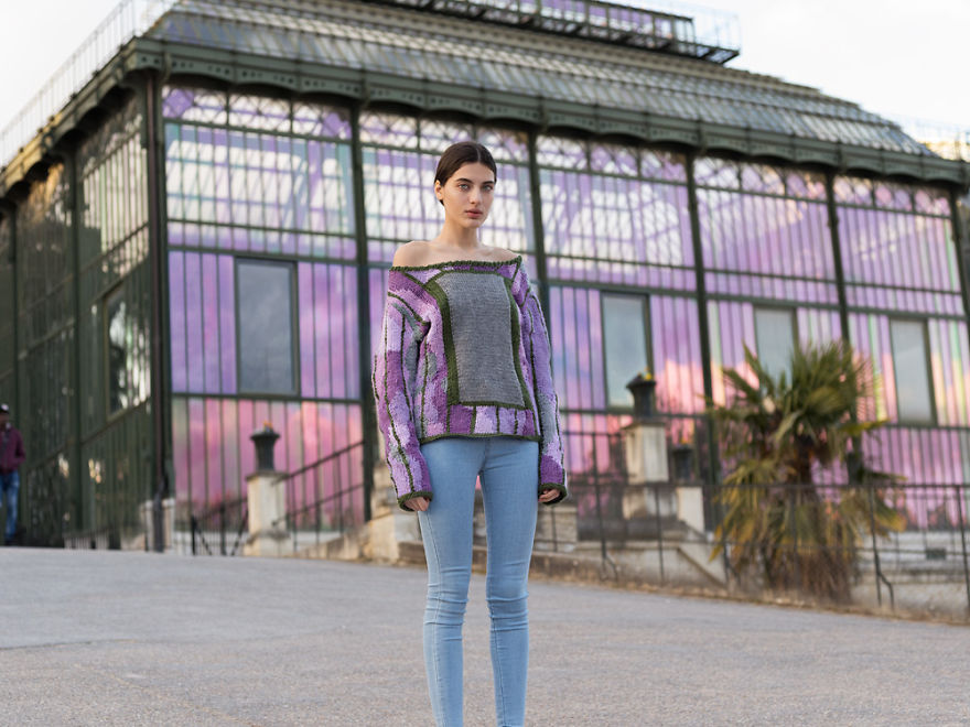 Invisible Jumpers: 5 Years Spent Blending Models Into Backgrounds With Custom Knitwear