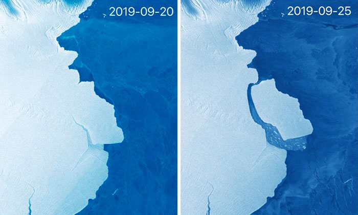 315 Billion Tonnes Of Ice Just Broke Off From Antarctic Ice Shelf And It’s 5 Times Bigger Than Malta