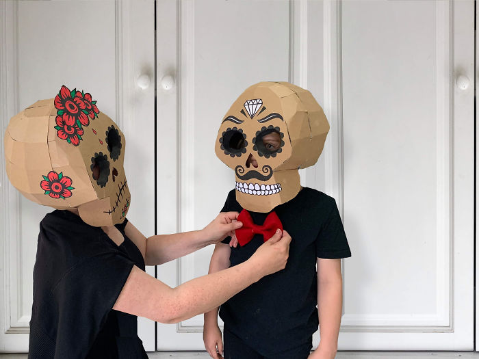 Cardboard Skulls