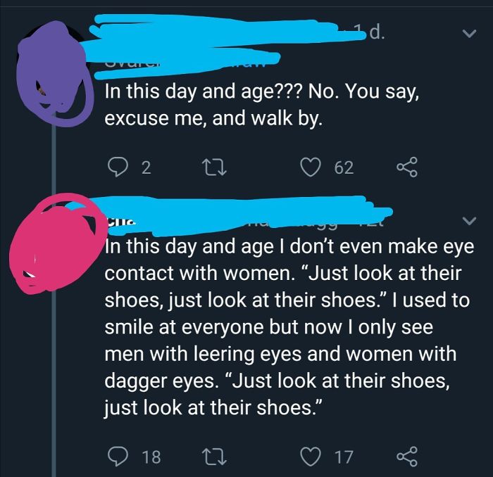 On A Post Where A Woman Explained A Distain For Men Grabbing Her Bottom When Passing Her In Public Spaces