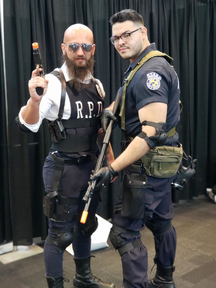 RPD Officer And Chris Redfield (Resident Evil)
