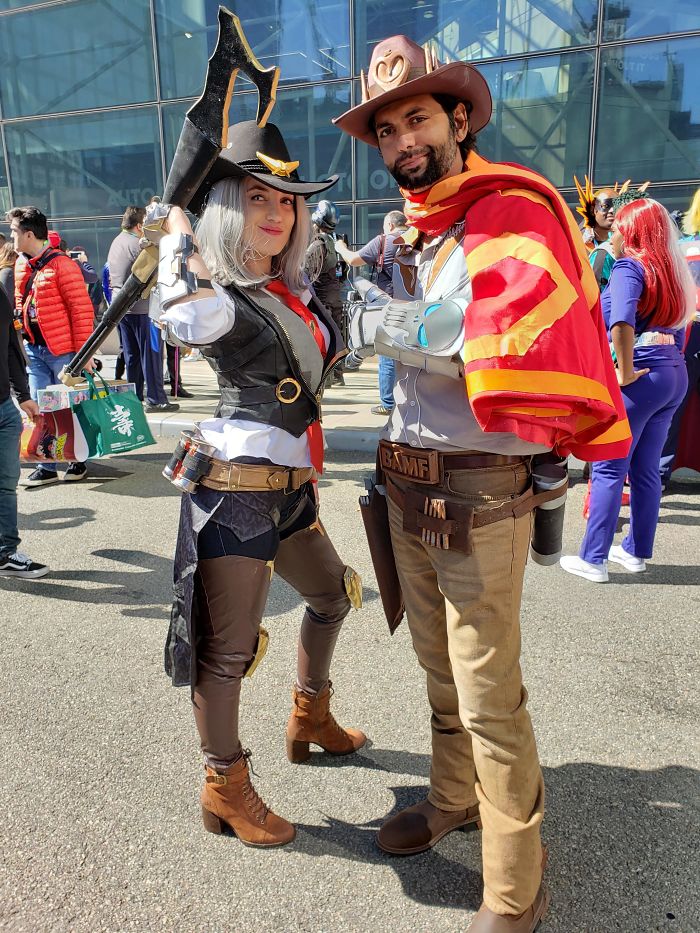 Ashe and McCree (Overwatch)