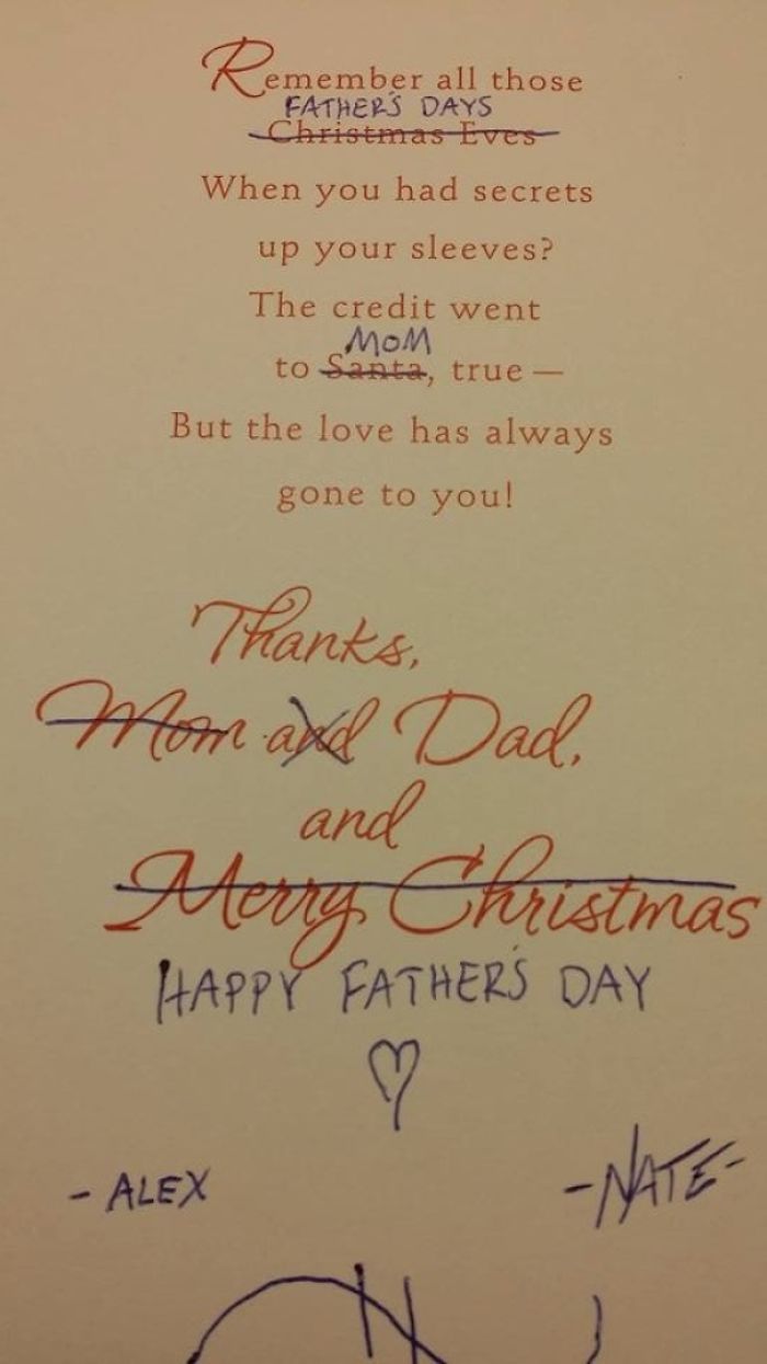 My Dad Loved Our Thoughtful Card Today