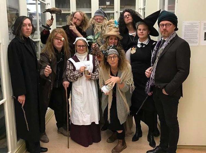 Today We Had A Halloween Celebration At My School And Some Of The Teachers Decided To Dress Up As Hogwarts Staff. I’m Impressed