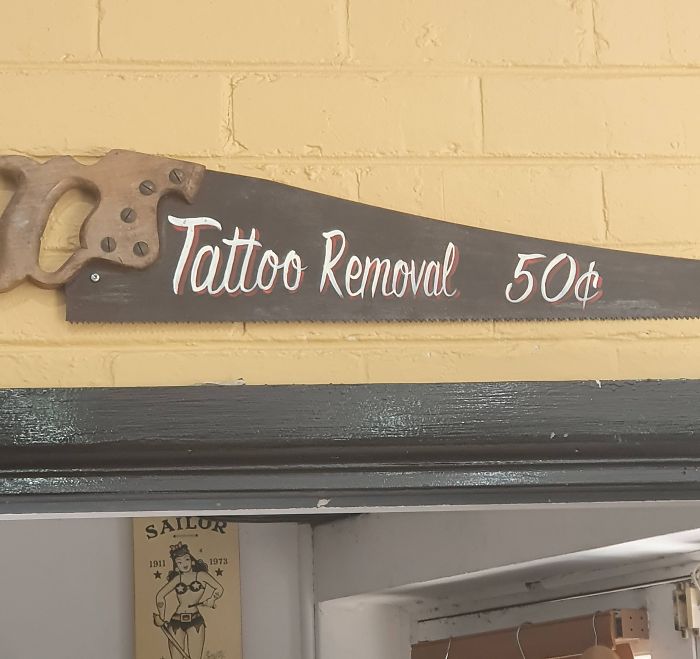 Quitar tatuajes: 50 centavos