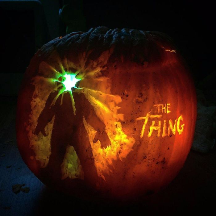 I Made A "The Thing" Pumpkin. It Only Took An Unreasonable Amount Of Time