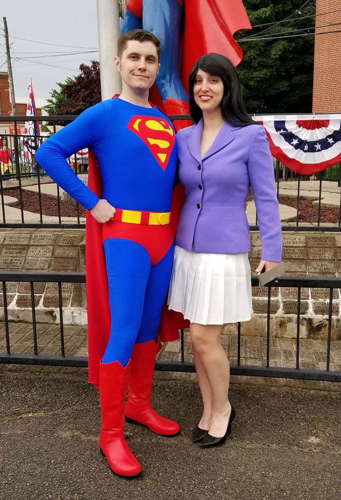 I Finally Got Up The Nerve To Put On A Superman Costume At The 40th Metropolis Illinois Superman Celebration (With My Girlfriend As Lois Lane)
