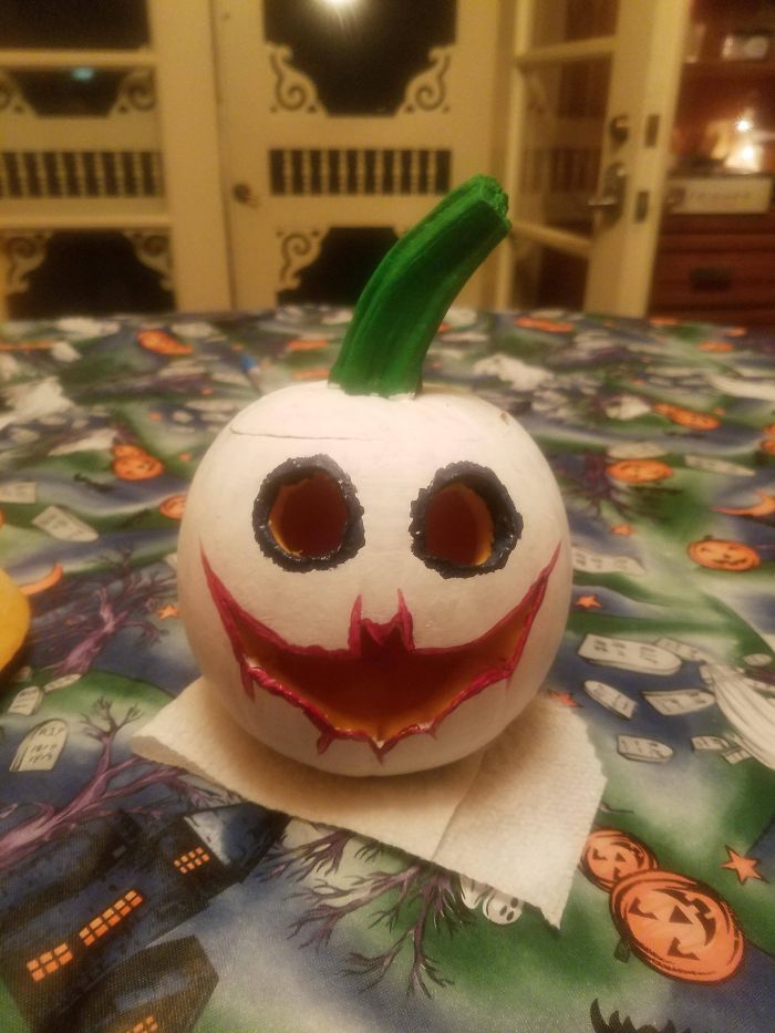 Not An Artist By Any Means But I'm Pretty Proud Of My Pumpkin This Year