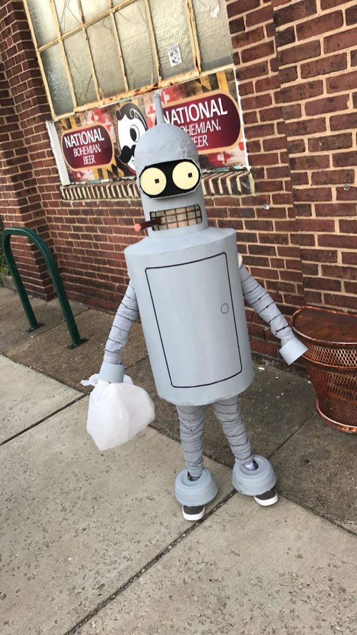 I Told A Kid In My Neighborhood I Loved His Costume. He Replied With Asking Me If I Would "Bite His Shiny Metal Butt"