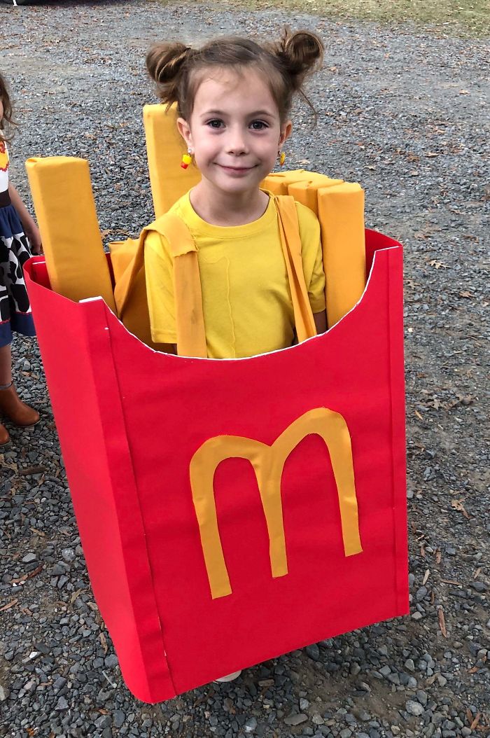 When Your Daughter Asks To Be Fries For Halloween