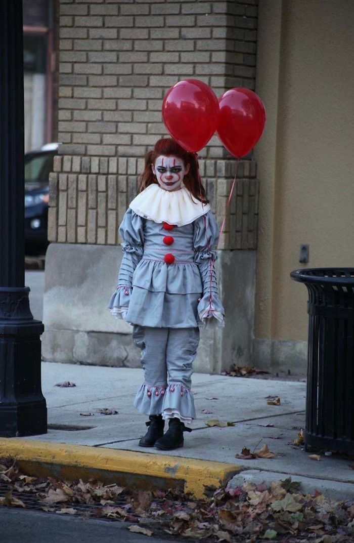 My 9 Year Old As Pennywise Killin’ It