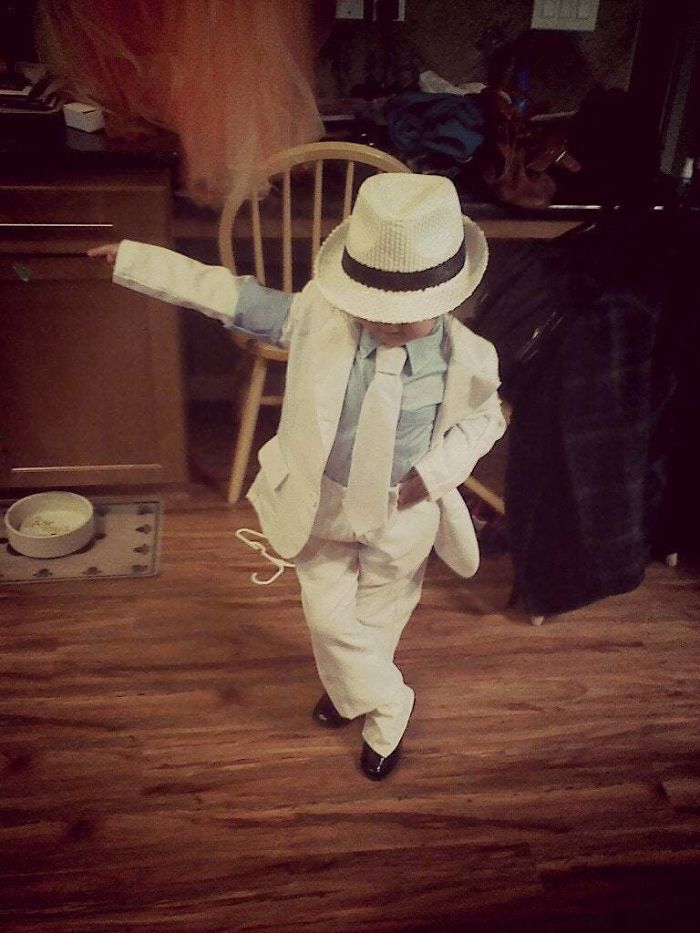 My Daughter Wanted To Be Michael Jackson For Halloween