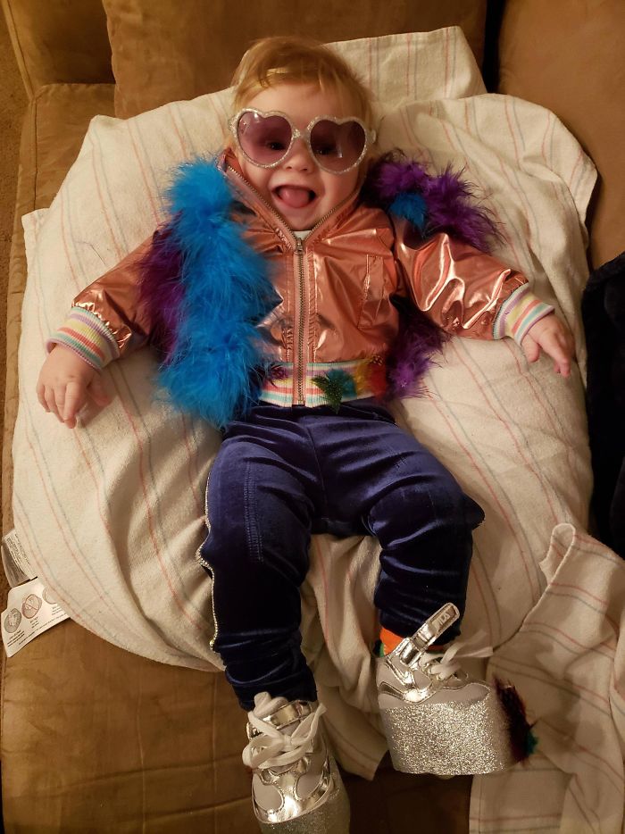I Love Halloween! Here's My Son's First As Elton John