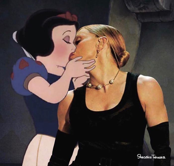 Artist Makes Politically Incorrect Collages Of Disney Characters And This Will Affect His Childhood